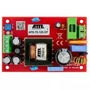 Alimentatore AC SMPS 12V 6A 72W ATTE APS-70-120-OF