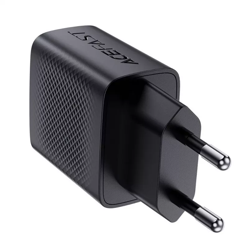 Caricabatterie da parete ACEFAST A82 GaN USB-C PD 20W - nero