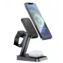 ACEFAST E3 Supporto di ricarica wireless da scrivania tre-in-uno nero