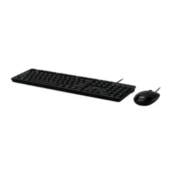 Acer AAK400 Set tastiera e mouse con filo - layout US - nero - confezione retail
