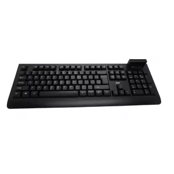 Acer AKW320 tastiera con filo con lettore smartcard, layout US-International, nera