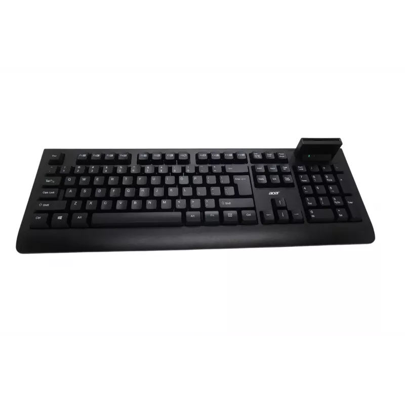 Acer AKW320 tastiera con filo con lettore smartcard, layout US-International, nera