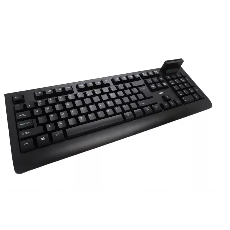 Acer AKW320 tastiera con filo con lettore smartcard, layout US-International, nera