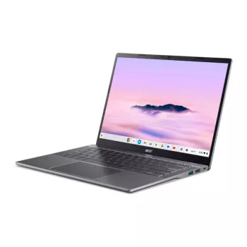 Acer Chromebook Plus 514 CBE594-2-TCO-373B - 14 pollici Full HD IPS, Intel Core 3 100U, 8GB LPDDR5, 256GB SSD, ChromeOS, tastiera retroilluminata, coperchio in alluminio