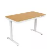 ACJ ACTIVEJET Scrivania regolabile in altezza elettrica 120x60 ET119S bianco/rovere