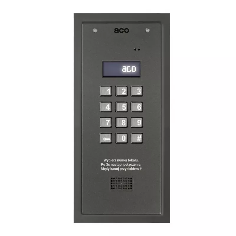 ACO CDNP7ACC ST (G3) Unità di controllo master e slave citofono digitale