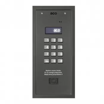 ACO CDNP7ACC ST (G3) Unità di controllo master e slave citofono digitale