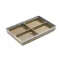 ACO Vario Parte Inferiore Piletta a Pavimento 75x50 DN 75/DN 50 Nero