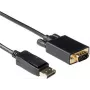 ACT cavo di conversione DisplayPort maschio su VGA maschio 2m (AK3999)