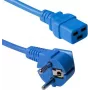 ACT cavo di alimentazione angolare Schuko-C19 blu 3m 16A 250V AK5174