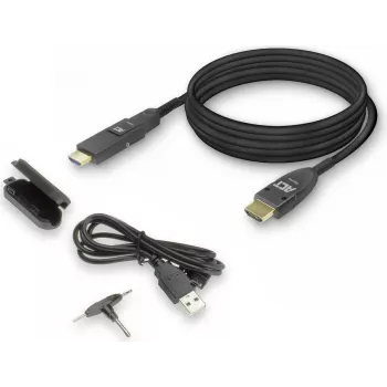 ACT cavo ottico attivo HDMI High Speed 4K da 40m con connettore rimovibile HDMI-A maschio a HDMI-A maschio (AK4105)