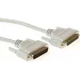 ACT AK4066 Cavo seriale RS-232 straight-through 10 m DB25 connettore maschio su DB25 connettore femmina, stampato, doppia schermatura