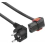ACT AK5257 cavo di alimentazione nero 3 m CEE 7/7 su connettore femmina C13