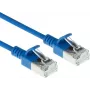 ACT cavo patch slimline datacenter LSZH U/FTP CAT6A blu da 5m con connettori RJ45, snagless (DC7605)