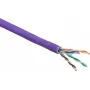 ACT cavo di installazione U/UTP Cat 6 solid, LSZH, CPR Dca, 24AWG, viola, 305m (XS6003)