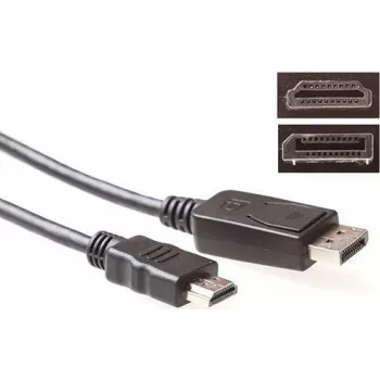 ACT Cavo di conversione DisplayPort a HDMI 1 m 4K@30Hz connettori placcati oro AK3988