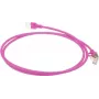 ACT rosa 3m LSZH U/FTP CAT6A cavo patch Slimline per datacenter snagless con connettori RJ45 (DC7403)