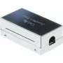ACT SD6520 presa di rete da parete Cat6a argento, 2 porte RJ45, completamente schermata, montaggio a incasso, 10G-ready