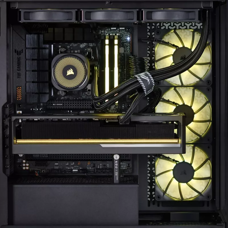 ACTINA PC AMD Ryzen 7 7800X3D 32 GB DDR5-SDRAM 2 TB SSD AMD Radeon RX 9070 XT Midi Tower nero