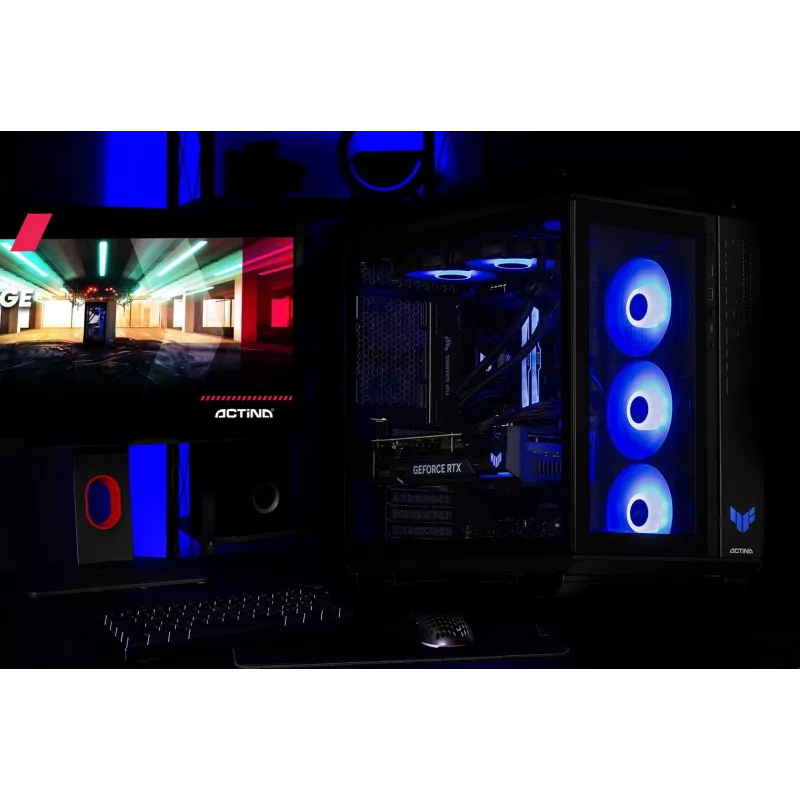 PC ACTINA AMD Ryzen 7 7800X3D 32 GB DDR5-SDRAM 2 TB SSD NVIDIA GeForce RTX 5080 Midi Tower nero
