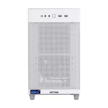 Actina PC AMD Ryzen 7 8700F 32 GB DDR5-SDRAM 1 TB SSD AMD Radeon RX 9060 XT Mini Tower bianco