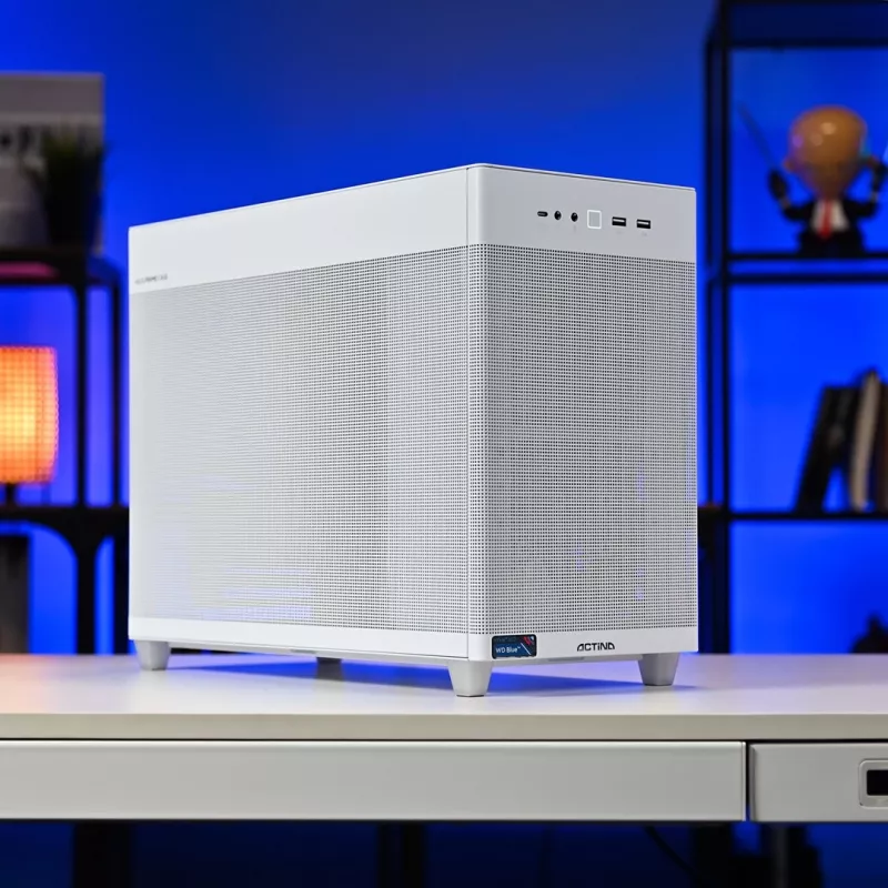 Actina PC AMD Ryzen 7 8700F 32 GB DDR5-SDRAM 1 TB SSD NVIDIA GeForce RTX 5060 Ti Mini Tower bianco