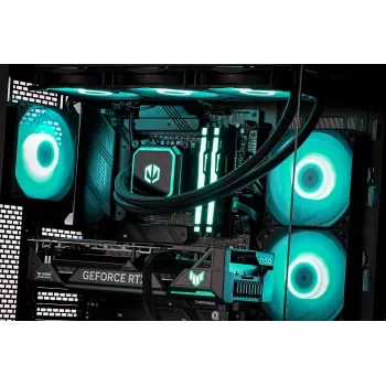 Actina PC AMD Ryzen 7 9800X3D 32 GB DDR5-SDRAM 2 TB SSD NVIDIA GeForce RTX 5090 Midi Tower nero