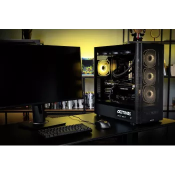 ACTINA PC AMD Ryzen 7 9850X3D 32 GB DDR5-SDRAM 2 TB SSD NVIDIA GeForce RTX 5090 Windows 11 Home Midi Tower nero
