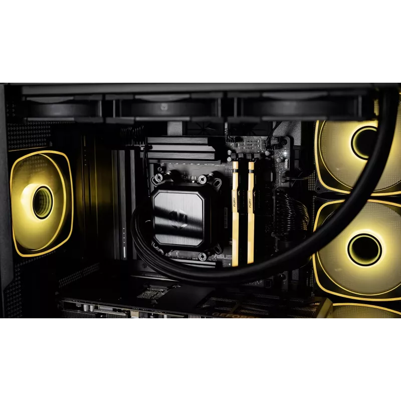 ACTINA PC AMD Ryzen 7 9850X3D 32 GB DDR5-SDRAM 2 TB SSD NVIDIA GeForce RTX 5090 Windows 11 Home Midi Tower nero