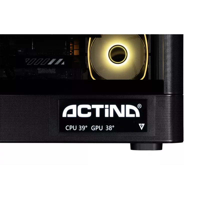 ACTINA PC AMD Ryzen 7 9850X3D 32 GB DDR5-SDRAM 2 TB SSD NVIDIA GeForce RTX 5090 Windows 11 Home Midi Tower nero