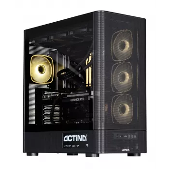 ACTINA PC AMD Ryzen 7 9850X3D 32 GB DDR5-SDRAM 2 TB SSD NVIDIA GeForce RTX 5090 Windows 11 Home Midi Tower nero