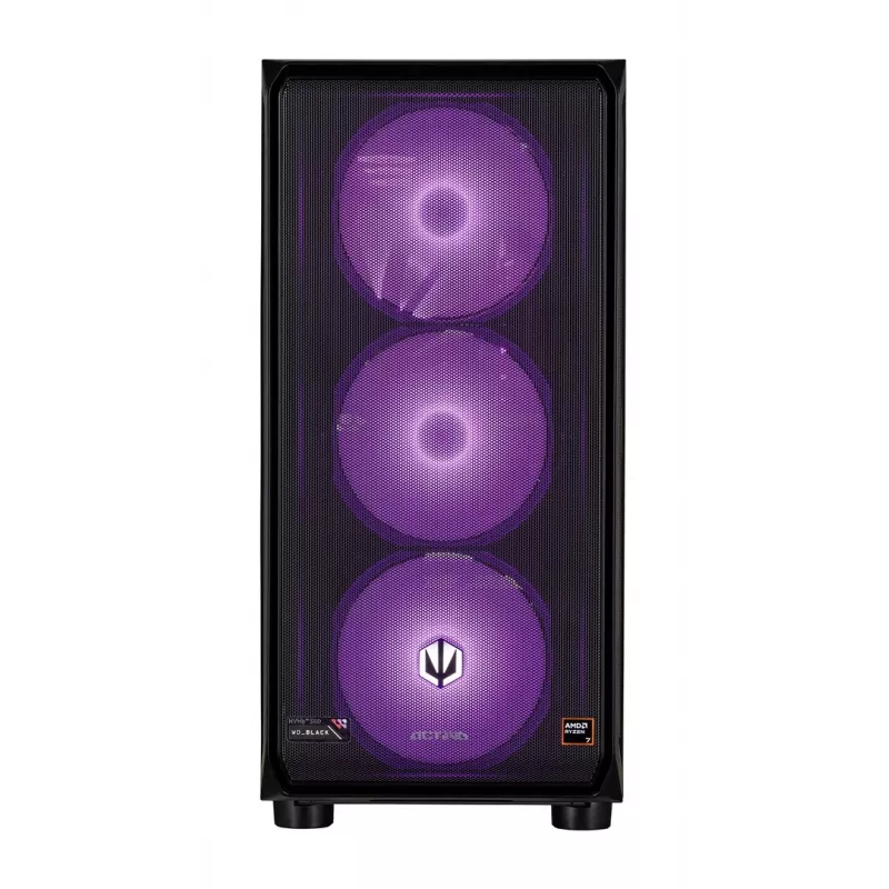 Actina PC AMD Ryzen 9 9900X 32 GB DDR5-SDRAM 2 TB SSD NVIDIA GeForce RTX 5070 Ti Midi Tower nero