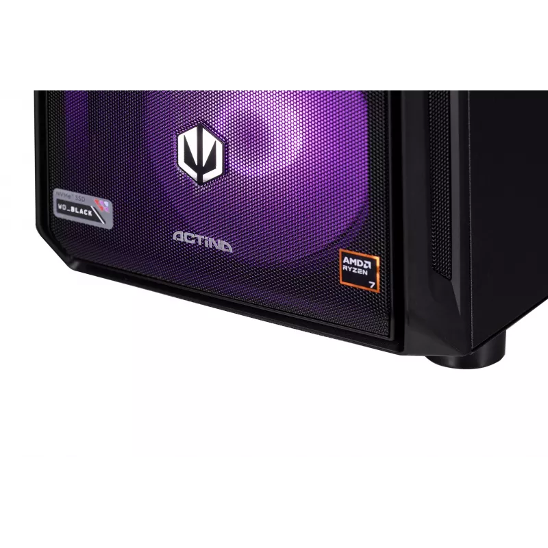 ACTINA PC AMD Ryzen 9 9900X 32 GB DDR5-SDRAM 2 TB SSD NVIDIA GeForce RTX 5080 Windows 11 Home Midi Tower nero