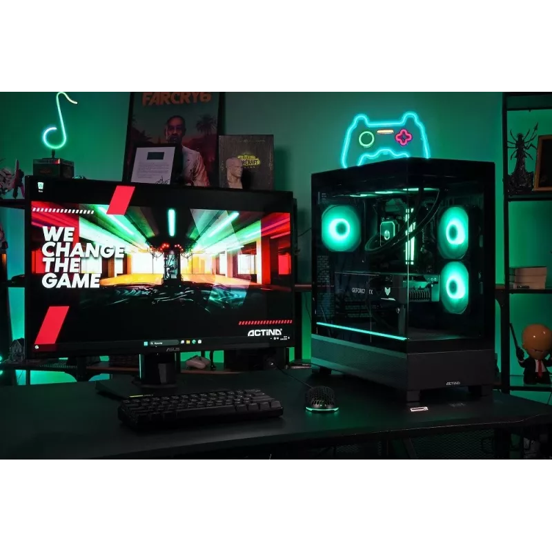 ACTINA PC Intel Core i5-14600KF 32 GB DDR5-SDRAM 1 TB SSD NVIDIA GeForce RTX 5060 Midi Tower nero