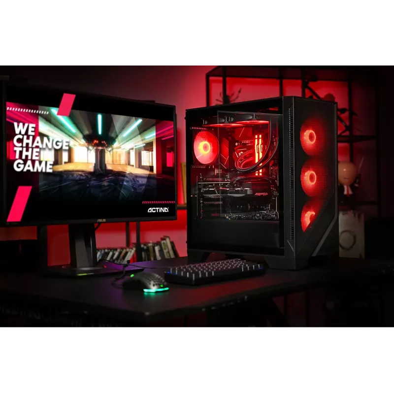 ACTINA PC Intel Core Ultra 7 265KF 32 GB DDR5-SDRAM 2 TB SSD NVIDIA GeForce RTX 5070 Midi Tower nero