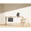 Activejet APB-002B Organizer da scrivania rotante con parete forata, nero opaco