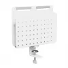 Activejet APB-006W Organizer da scrivania rotante con parete forata, grigio e bianco