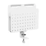 Activejet APB-006W Organizer da scrivania rotante con parete forata, grigio e bianco