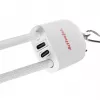Activejet lanyard con cavo di ricarica 3-in-1, bianco