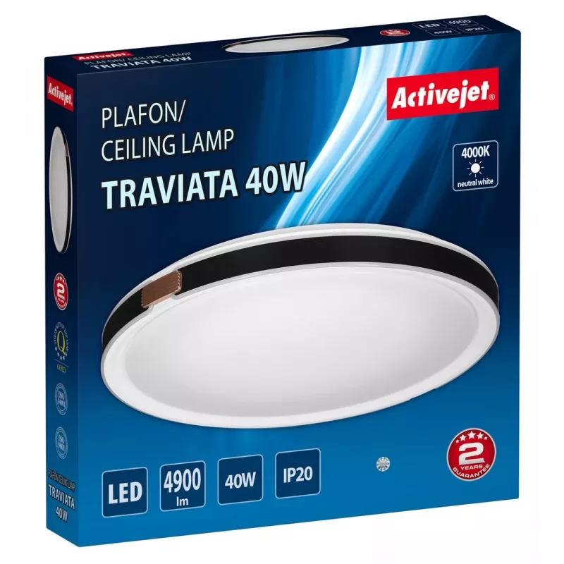 Activejet AJE-TRAVIATA plafoniera LED, 40W