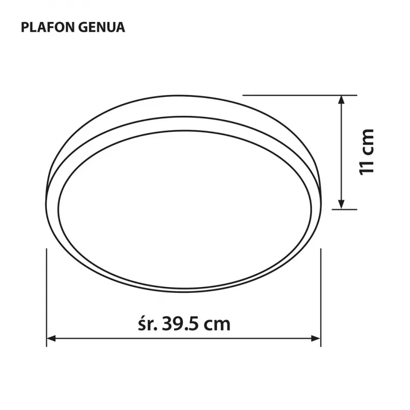 Activejet AJE-GENUA 3xE27 lampada da soffitto