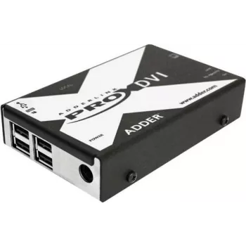 Adder AdderLink X Series X-DVI PRO extender KVM - DVI-D, USB 2.0, audio, fino a 50 m su Cat5e/6/7 (X-DVIPRO-IEC)
