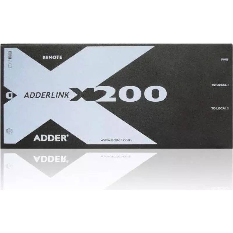 Adder X200-USB/P-IEC AdderLink X200 kit extender KVM VGA USB su CAT5/5e/6/7 fino a 100m