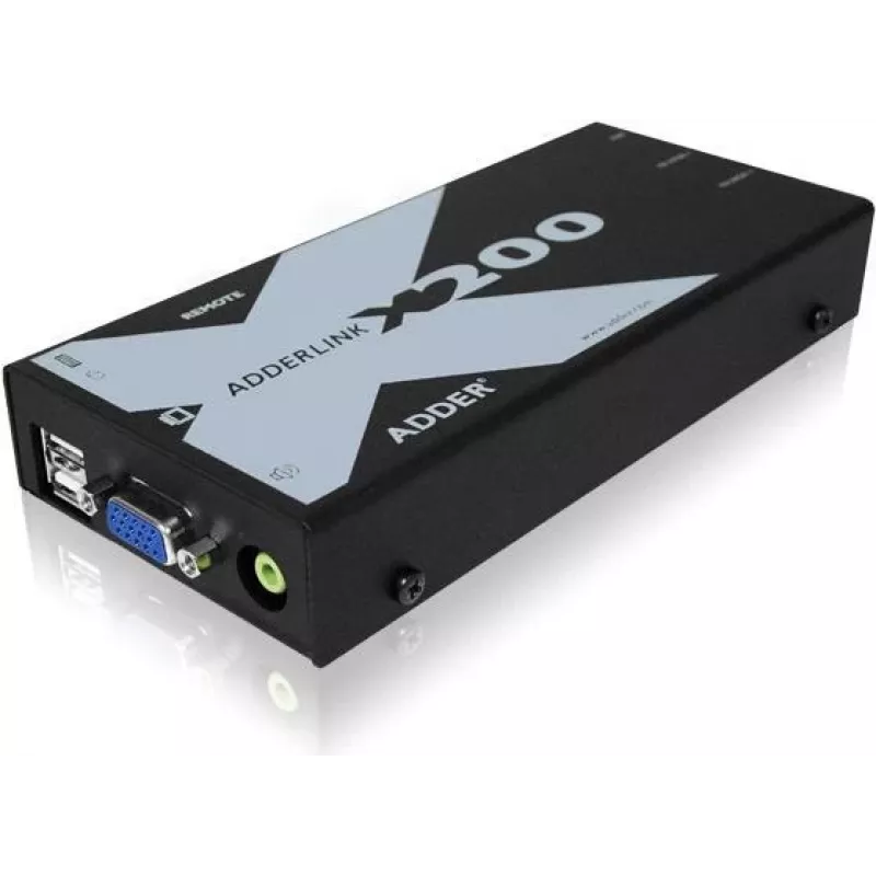 Adder X200-USB/P-IEC AdderLink X200 kit extender KVM VGA USB su CAT5/5e/6/7 fino a 100m