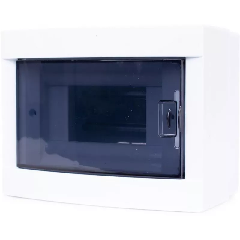 ADELID RM-NT-06T Quadro di Distribuzione da Parete, 6 Moduli, 1 Fila, IP40, Bianco/Grigio