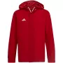 adidas Entrada 22 giacca all-weather uomo rosso/bianco