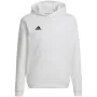 adidas Entrada 22 Felpa con cappuccio bambino bianco HG6303 taglia 128