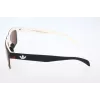 Occhiali da sole uomo Adidas AOR005 - montatura nera, lenti grigie, 54 mm