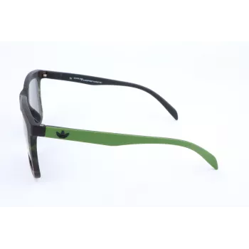 Occhiali da sole uomo Adidas AOR015-140030 - montatura nera, lenti grigie, 53 mm