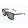 Occhiali da sole uomo Adidas AOR015-140030 - montatura nera, lenti grigie, 53 mm